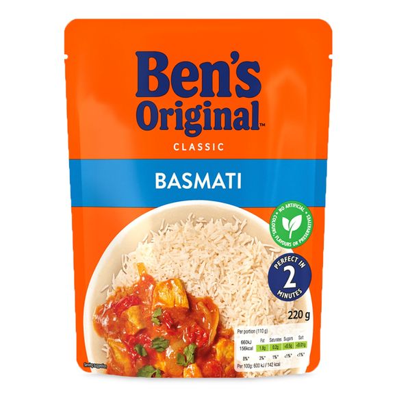 Ben's Original Basmati Microwave Rice 220g